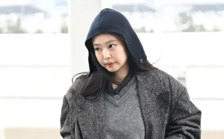 Airport Fashion Jennie BLACKPINK Berangkat ke Taiwan untuk Golden Disc Awards