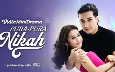 Sandrinna Michelle & Junior Roberts Jadi Suami Istri di Vidio Mini Drama Pura-Pura Nikah