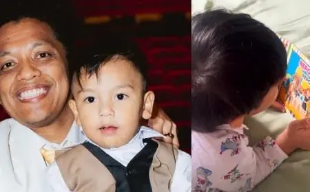Momen Hangat Arie Kriting Bersama Anaknya, Selalu Bacakan Cerita Setiap Malam Sebelum Tidur
