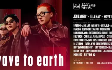 Wave To Earth Dipastikan Tampil di Java Jazz 2026, Deretan Musisi Indonesia Juga Jadi Kejutan Spesial