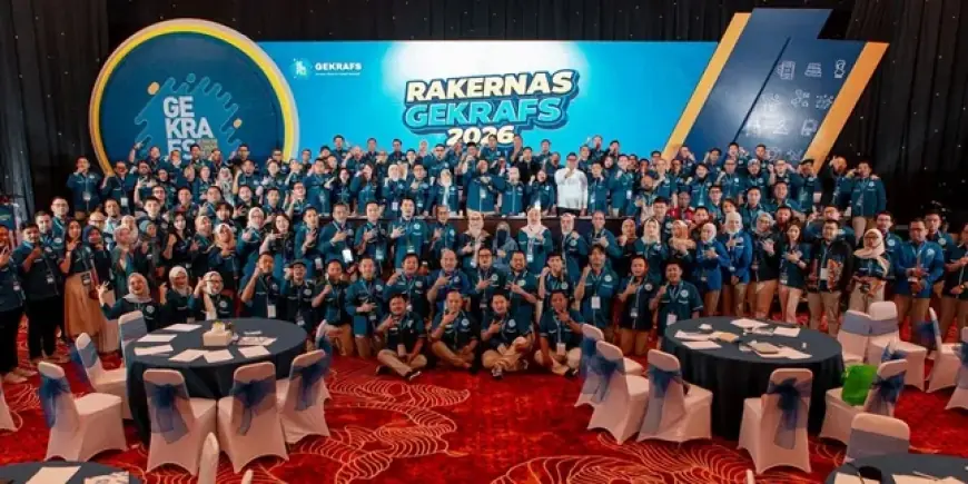 Raffi Ahmad hingga Melly Goeslaw Hadiri Rakernas GEKRAFS 2026