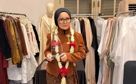 Desainer 16 Tahun Nabila Misha Raih Penghargaan dan Tampil Bareng Kris Dayanti di Acara Kartini DWP
