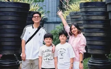 Potret Ultah Junior Liem ke-41, Dirayakan Putri Titian dan Anak-anaknya